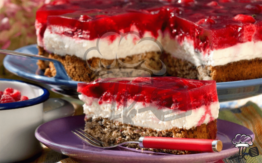 Leichte Low Carb Quark-Sahne-Torte mit Kirschen – 1k Rezepte