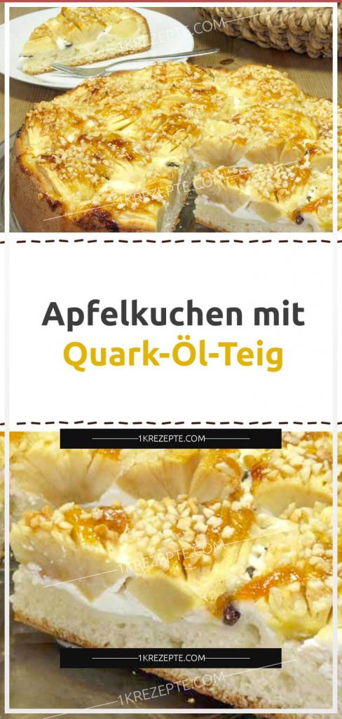 Apfelkuchen Mit Quark Ol Teig 1k Rezepte