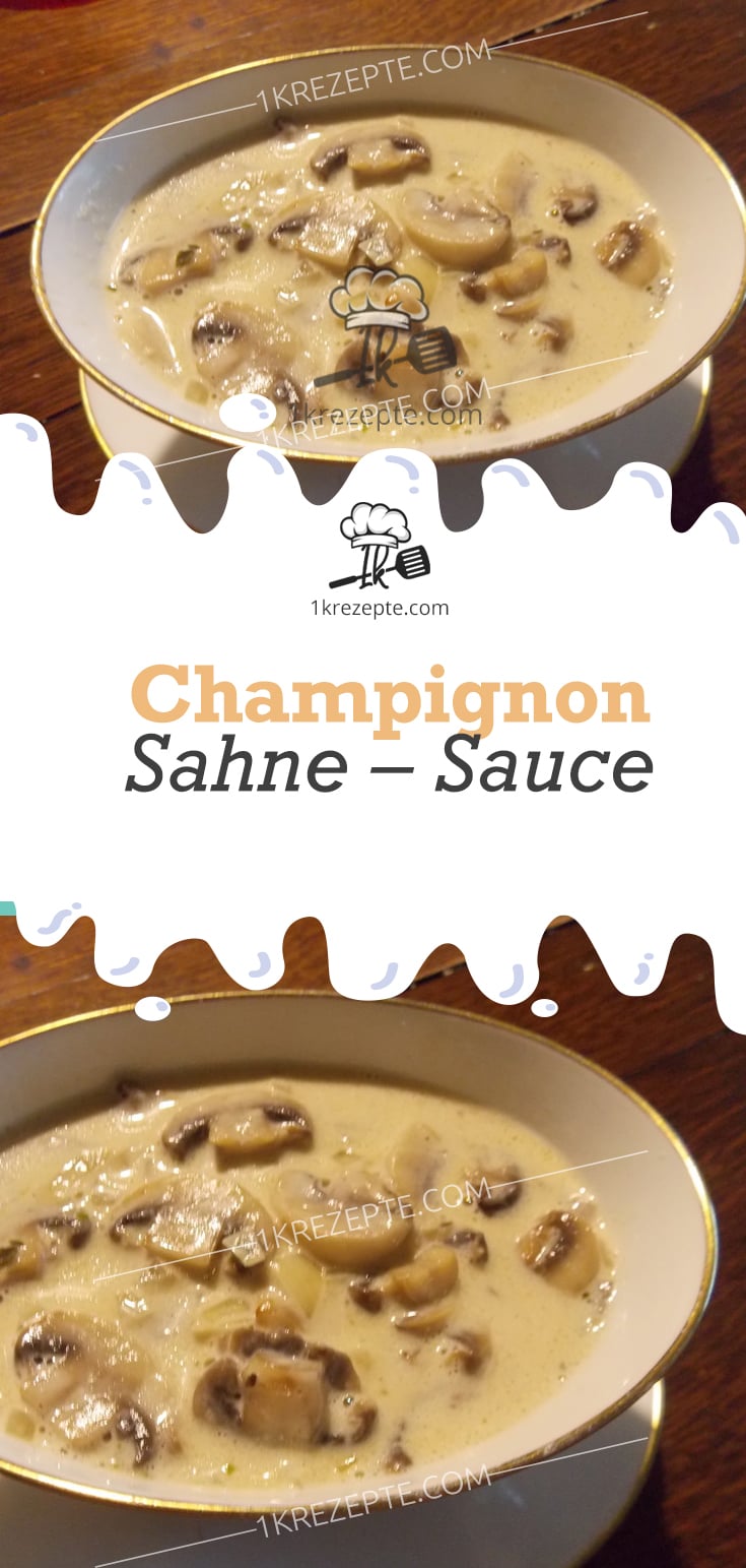 Champignons Weiwein Sahne Sauce