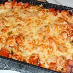 Hackbraten auf Kartoffelgratin