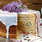 Schlichter, guter Blaubeerkuchen im Kasten