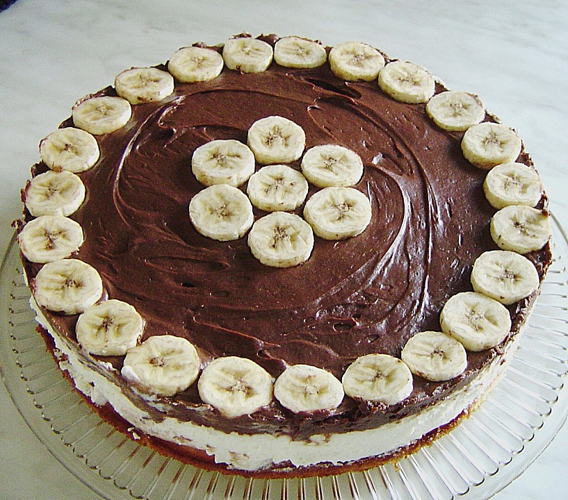 Schokoladen – Bananen Torte – 1k Rezepte